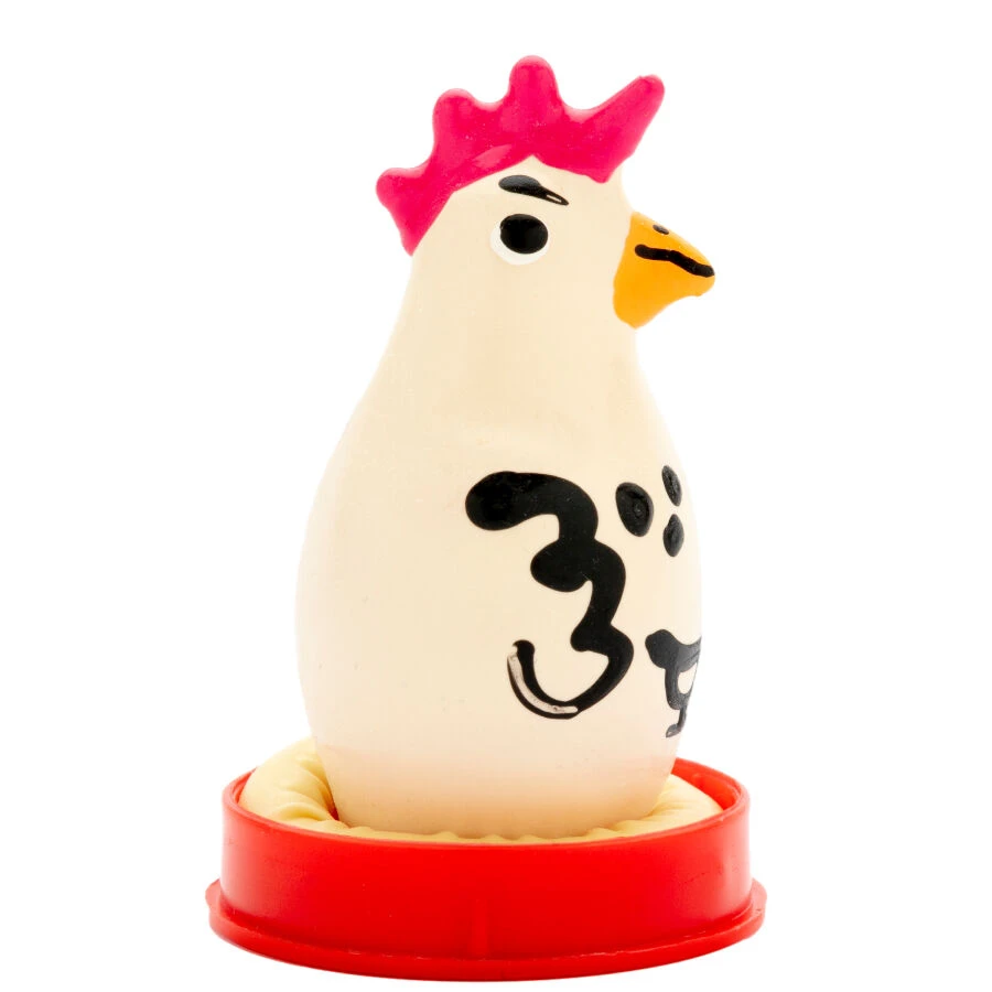 CONDOMERIE - PRESERVATIVOS NOVIDADES PINTADOS À MÃO COCKY ROOSTER
